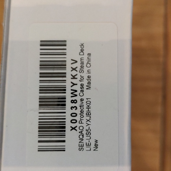 NIB SENQAO Black Protective Case For Back of Steam Deck, No Glass - Picture 3 of 6